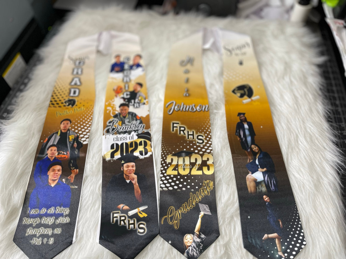 Custom Stole - Graduation, Bride, Pageant, Baby Shower, etc