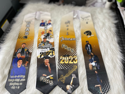 Custom Stole - Graduation, Bride, Pageant, Baby Shower, etc