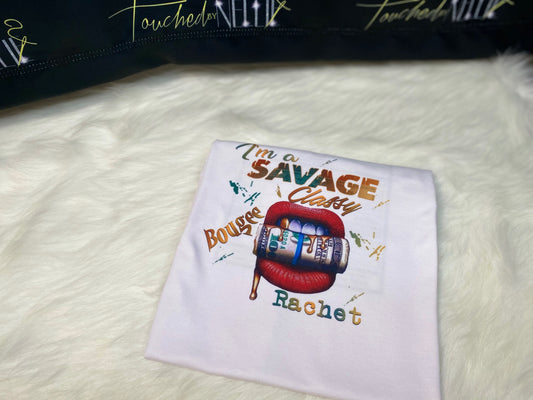 Savage Money "T" - 2 sided Print