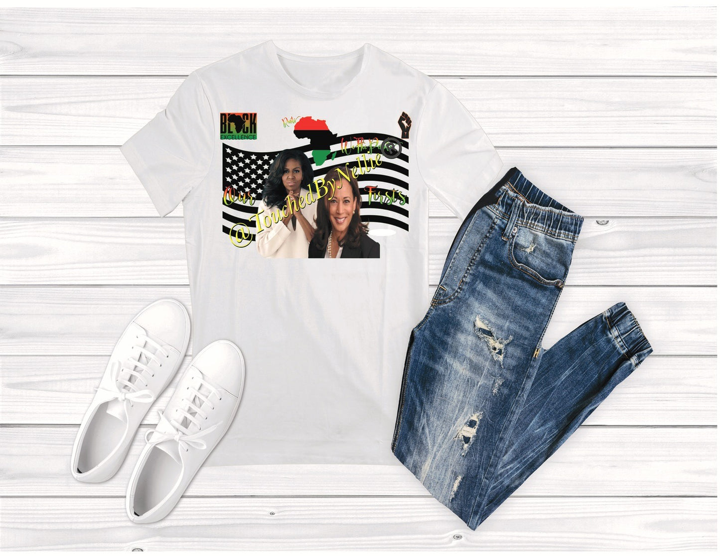 Our Firsts (1st Lady & 1st VP) 2 Sided T-Shirt